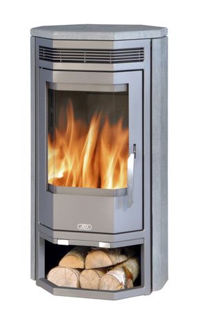 Печь-камин ABX Baltik 6, серая сталь тальк с верхней плитой в Анапе